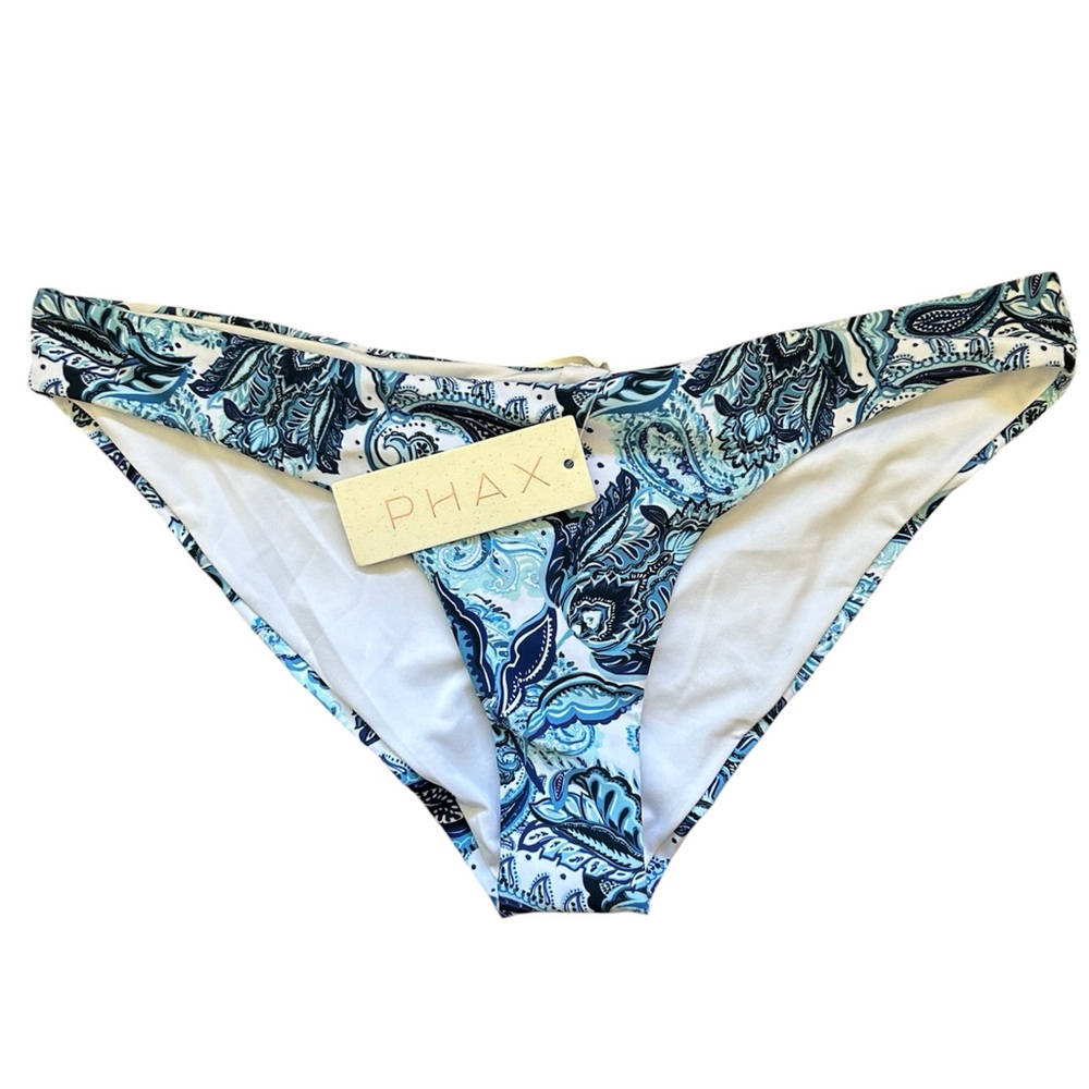 Phax Swim Paisley Floral Print intermediate hipster bottoms womens size large